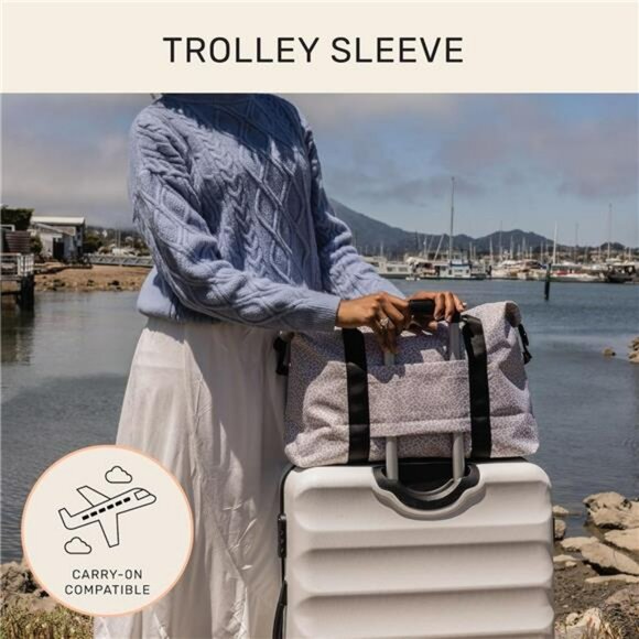 Weekender duffel bag travel tote overnight gym bag carry on shoulder bag for wom - Picture 3 of 7